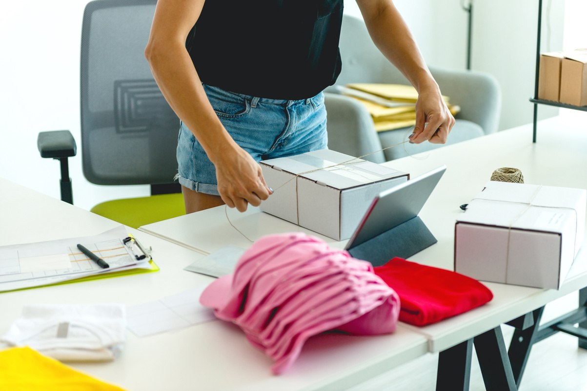 Packing merchandise for sending